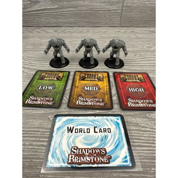 Shadows Of Brimstone: Other Worlds Caverns Of Cynder Expansion Game Case Sleeved - Picture 5 of 11